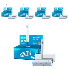 Scott 可麗舒 膠帶清潔滾筒 Easy & Quick 大號手柄 + 補充包 + 收納盒, 5套