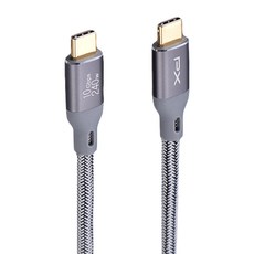 PX 大通 USB3.2 Gen2 Type-C-to-USB-C 充電傳輸線, 10Gbps高速傳輸, 大功率240W, 支援4K/60fps影像輸出, 1個