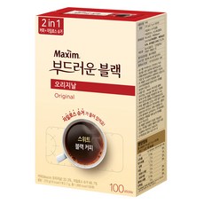 맥심 오리지날 부드러운 블랙 커피믹스, 2.7g, 100개입, 1개