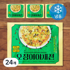 오징어 야채전 (냉동), 170g, 24개