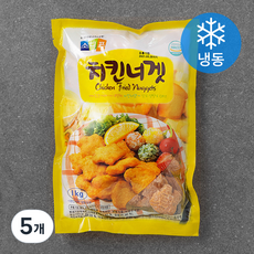 소디프 치킨너겟 (냉동), 1kg, 5개