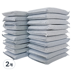 CouvingHome 多用途銀色壓克力菜瓜布, 20入, 2個