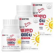 일양약품 일양 씹어먹는 비타민D 3000IU, 2개, 36g