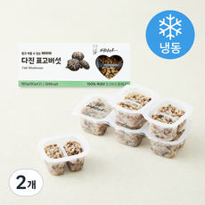 배마마 굵게 다진 표고버섯 (냉동), 180g, 2개