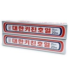 DaiHanWellbeingAluminiumFoilDish 廚房用鋁箔紙 25cm x 20m, 2個