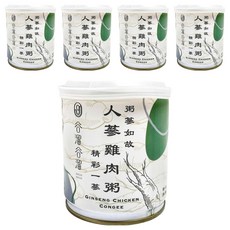 GULIUGULIU 谷溜谷溜 人蔘雞肉粥, 300g, 5罐