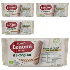 Bonomi 手指餅乾, 200g, 4個