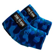 Zero to Hero Health Camo 護肘 SIGNATURE BLUE CAMO, 1套, 藍色迷彩