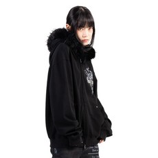 세인트페인 남녀공용 피죤 퍼 후드집업