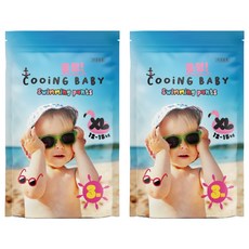 Cooing 쿠잉 풍덩 수영장 팬티 아동공용, 특대형(XL), 6매