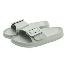 大排扣軟底防臭防滑耐磨拖鞋 EVA材質, 370mm, 綠色