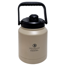 BROOKLYN WORKS 布魯克林 不鏽鋼保冰水壺,橄欖綠,2.5L,大容量保冷保溫, 卡其色, 1個