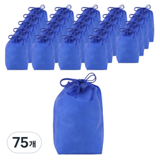 아이엔피 부직포 더스트백 12 x 15 cm, 딥블루, 75개