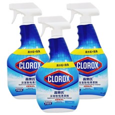 CLOROX 高樂氏浴室除垢清潔劑, 多表面清潔劑, 清潔0死角, 獨特特強凝膠, 887ml, 3瓶