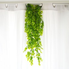 Gomji 室內裝飾藤蔓人造尤加利葉, 綠色, 2個