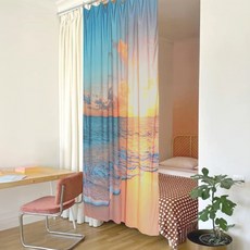 SANGSANG HOO 雪紡織物海報, 日落之前