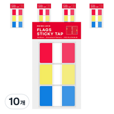 TUCO.B 旗幟便利貼 3色 38 x 25 mm 75入, 10個