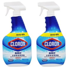 CLOROX 高樂氏浴室除垢清潔劑, 多表面清潔劑, 清潔0死角, 獨特特強凝膠, 887ml, 2瓶