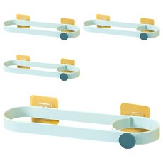 無痕耐重毛巾吹風機架, 顏色隨機, 4個