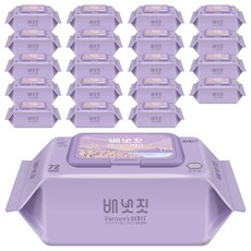 배냇짓 물티슈 프리미엄 루트 바이올렛70 캡형, 70g, 72매, 20세트