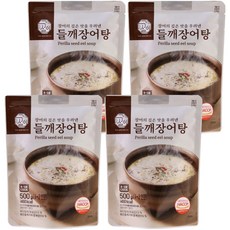 주식회사 설국 들깨장어탕, 500g, 4개