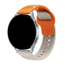 스페이스쉴드 갤럭시 워치 호환 어반 실리콘 스트랩 20mm, 오렌지스트라이트, 1개