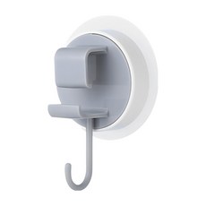 好物良品 浴室防水自黏無痕掛勾, 白色+灰色 自黏式, 1個
