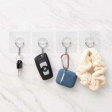 Cleanboss 超強力多用途掛鉤 5入, 2個, 半透明