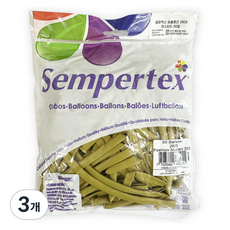 셈퍼텍스 요술풍선 260S 50p, 머스타드, 3개