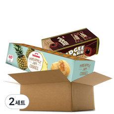 Fudge Bar Chocolate 504g + Tata and Pineapple Jam Cookie 600g, 2組