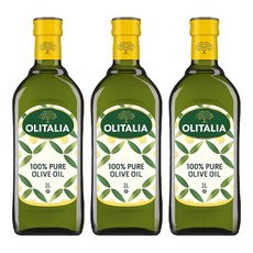 OLITALIA 奧利塔 純橄欖油, 世界星級主廚首選, 品質卓越, 1L, 3瓶