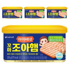 아이배냇 유아용 꼬마 조아햄, 200g, 4개