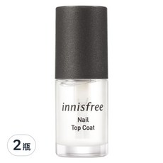 INNISFREE 妝自然亮澤定色護甲油, 透明色, 6ml, 2瓶