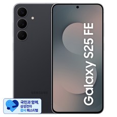 [삼성 감사 페스티벌] 삼성전자 갤럭시 S25 FE 통신사폰 SM-S731N, 제트블랙, 256GB