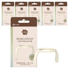 GREEN FINGER 綠手指 國產Bebegrow嬰兒奶瓶吸管杯手柄, 乳霜, 6個