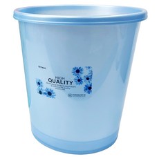 KEYWAY 聯府 大珠光花語垃圾桶/紙林 9.5L 2個, 藍色