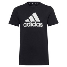 adidas 愛迪達 Kids 兒童 Essentials 大標誌棉質修身T恤 U BL TEE S