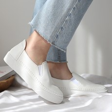 단골언니 여성용 스티치 팔로우 슬립온