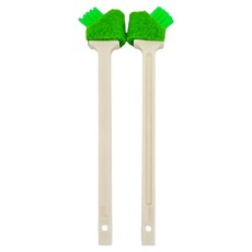 名仕 樣樣好 小溝槽 清潔刷組 CHA146, 綠色, 2支