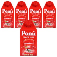 Pomi 榨汁番茄汁, 5個, 500ml