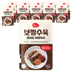 우리식품 보쌈수육 참쉬운 비법육수, 150g, 12개