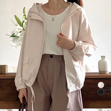 afinar 女款 Oversize 連帽防風外套