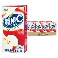 黑松 蘋果C 蘋果果汁, 300ml, 24入