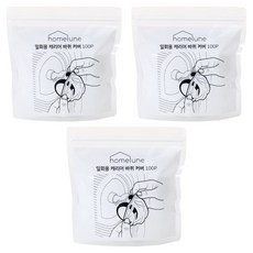 homelune 一次性行李箱輪套 100入, 3個, 透明