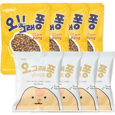 ograe 穀物點心 4入+低卡穀物點心 4入, 240g, 1組