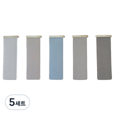 마그네틱 북마크 5종 세트, 혼합색상, 5세트