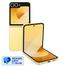 [삼성 감사 페스티벌] 삼성전자 갤럭시 Z 플립6 통신사폰 SM-F741N, 옐로우, 256GB