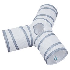 Locus 貓咪隧道躲貓貓屋遊樂場, 1個, 白色