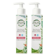 HH 草本新淨界 私密植萃抗菌潔淨露 沁涼玫瑰, 200ml, 2瓶