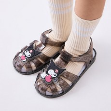 SHOOPENkids 女童三麗鷗發光漁夫果凍涼鞋 HPKV1FS61Q